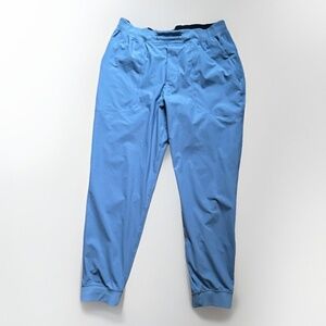 Lululemon Jogger Mens Large Blue ABC Warpstreme Gym Athleisure Sweatpants